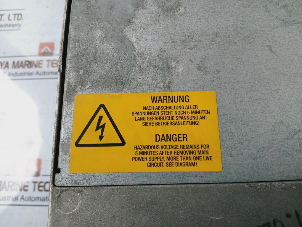 Siemens 6Se7021-1Ub61-z Simovert Vc Dc Inverter Dc 675â€¦810V 19.1A