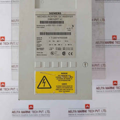 Siemens 6Se7021-3Tb61 Simovert Vc Dc Inverter 6Se7090-0Xx84-0Ab0 (Not Working)