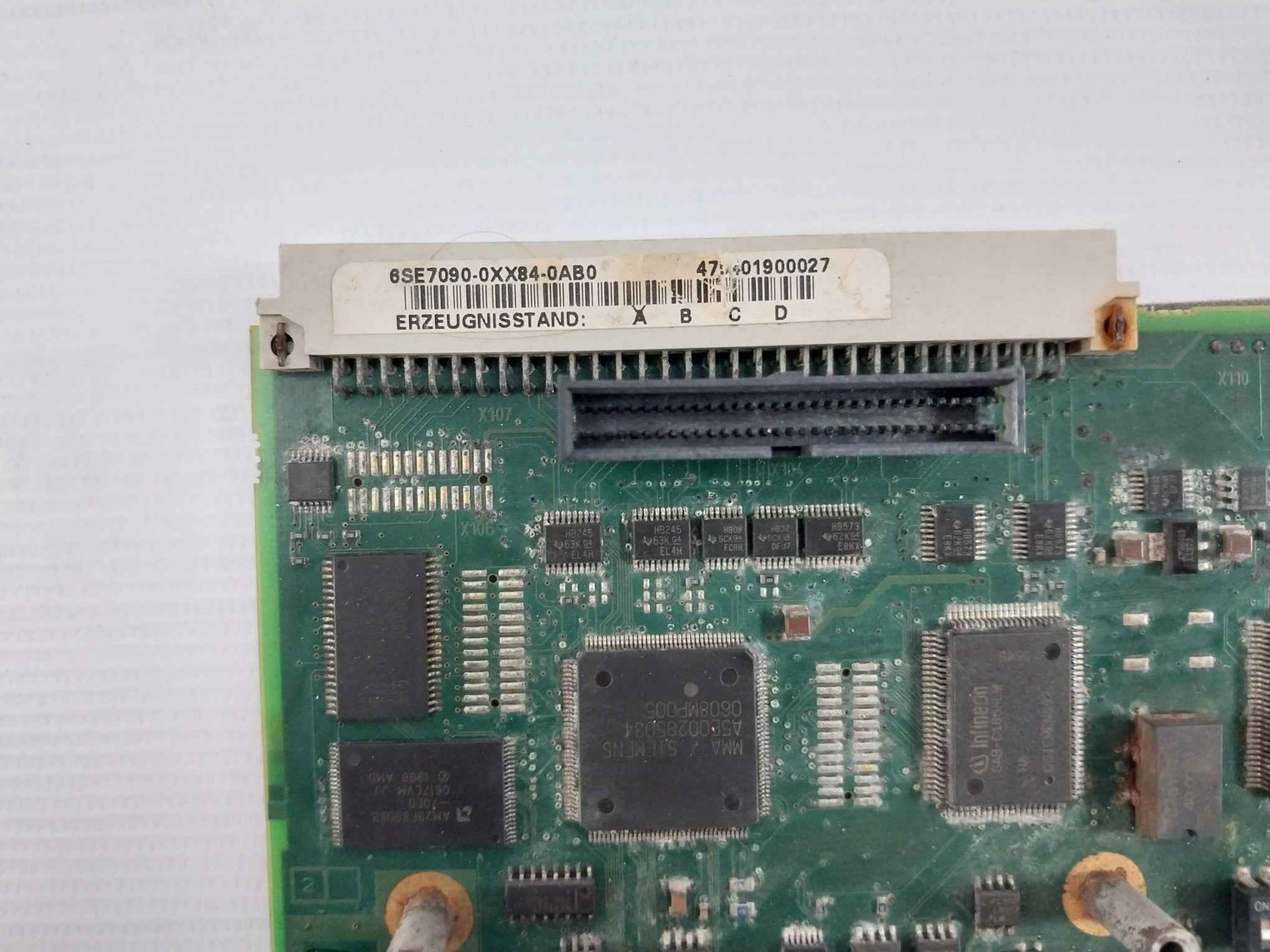 Siemens 6Se7021-3Tb61 Simovert Vc Dc Inverter Masterdrive Issue C (Not Working)