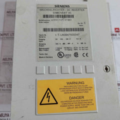 Siemens 6Se7021-3Tb61 Simovert Vc Dc Inverter Masterdrive Issue C (Not Working)