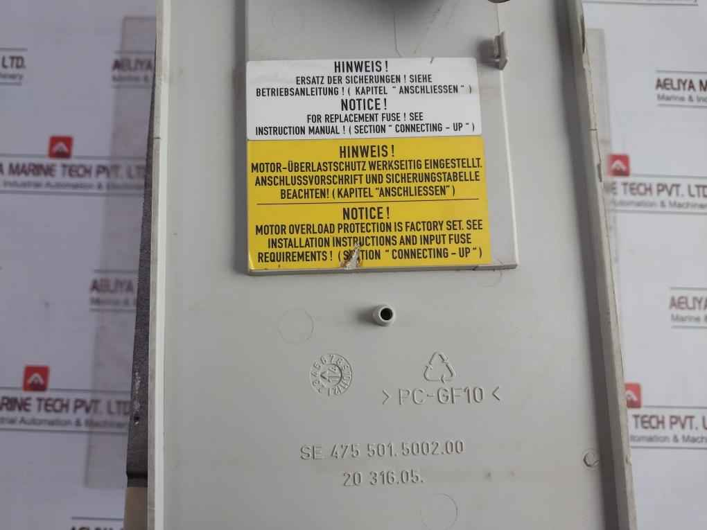 Siemens 6Se7021-3Tb61 Simovert Vc Dc Inverter Masterdrive Issue D (Not Working)