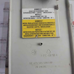 Siemens 6Se7021-3Tb61 Simovert Vc Dc Inverter Masterdrive Issue D (Not Working)