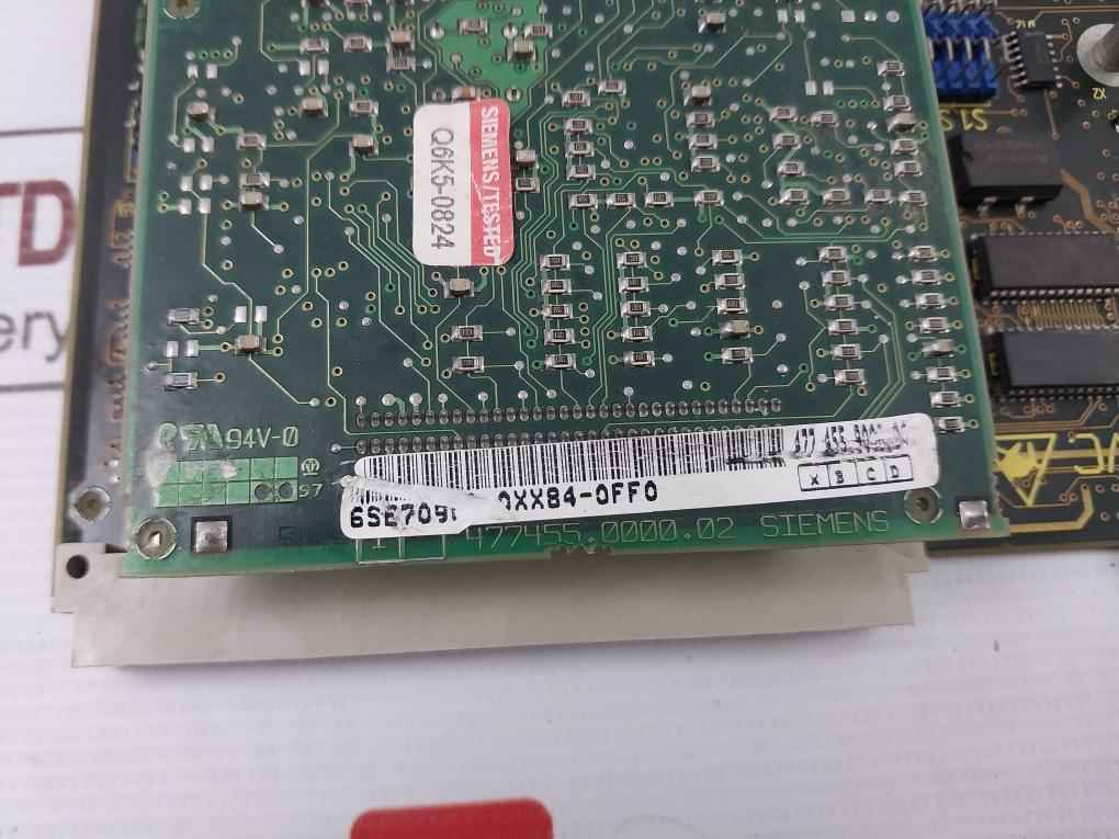 Siemens 6Se7021-3Tb61 Simovert Vc Dc Inverter Masterdrive Issue D (Not Working)