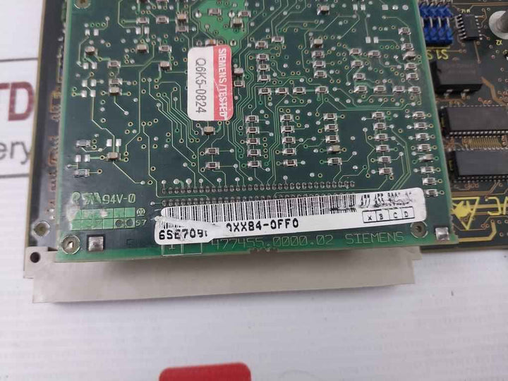 Siemens 6Se7021-3Tb61 Simovert Vc Dc Inverter Masterdrive Issue D (Not Working)