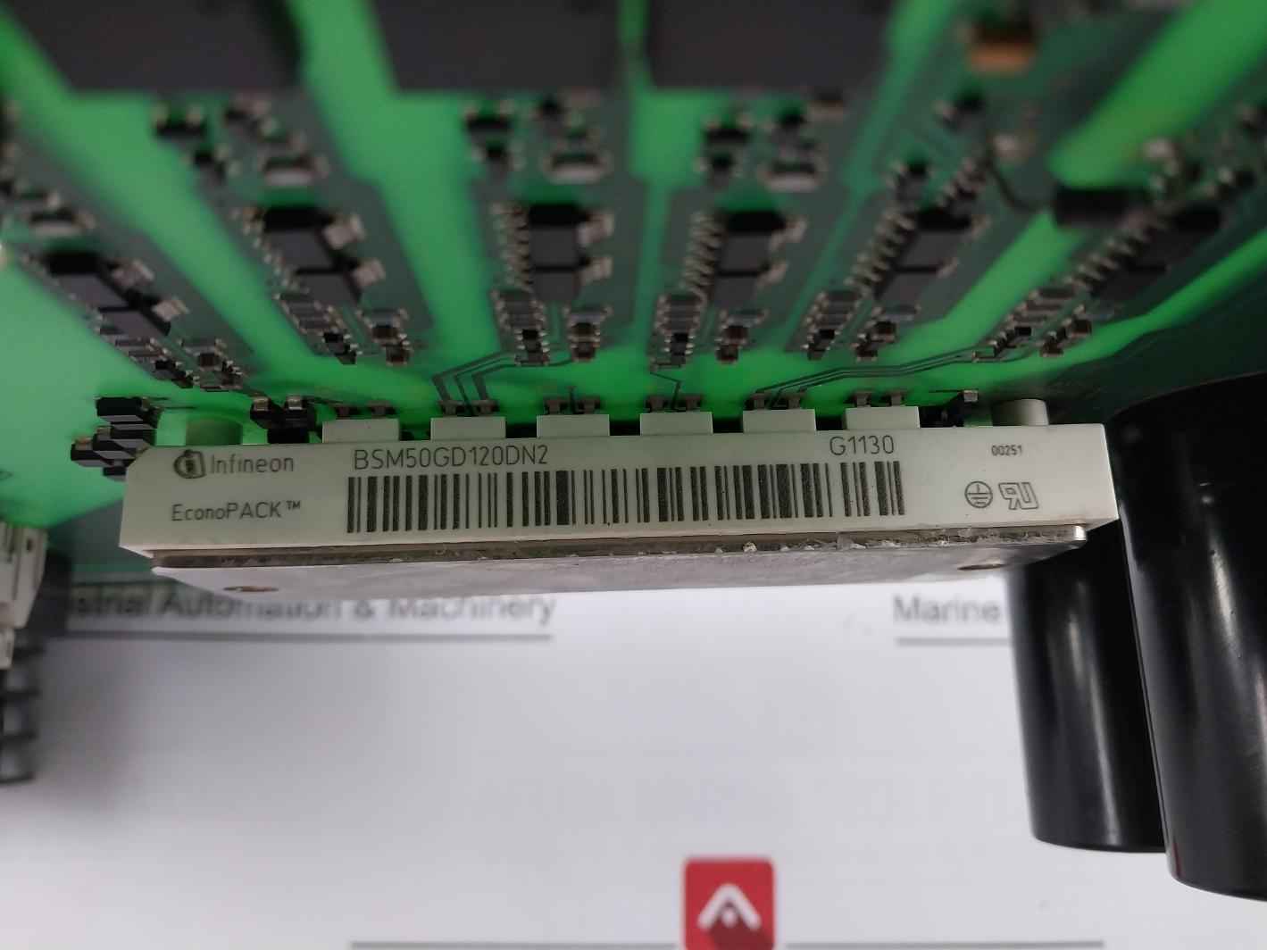 Siemens 6Se7021-3Tb84-1Hf3 Dc Drive Power Panel Bsm50Gd120Dn2