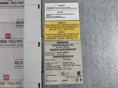 Siemens Masterdrives Mc 6Se7021-4Ep50-z Ac/Ac Drive Z=C33+K80