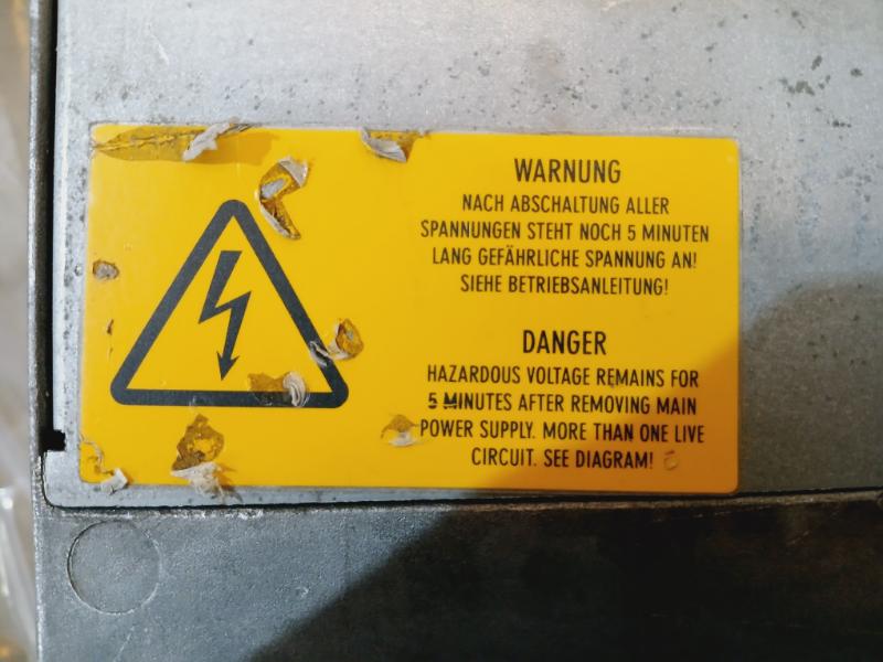 Siemens 6Se7021-5Ub61-z Simovert Master Drive Dc Inverter Unit