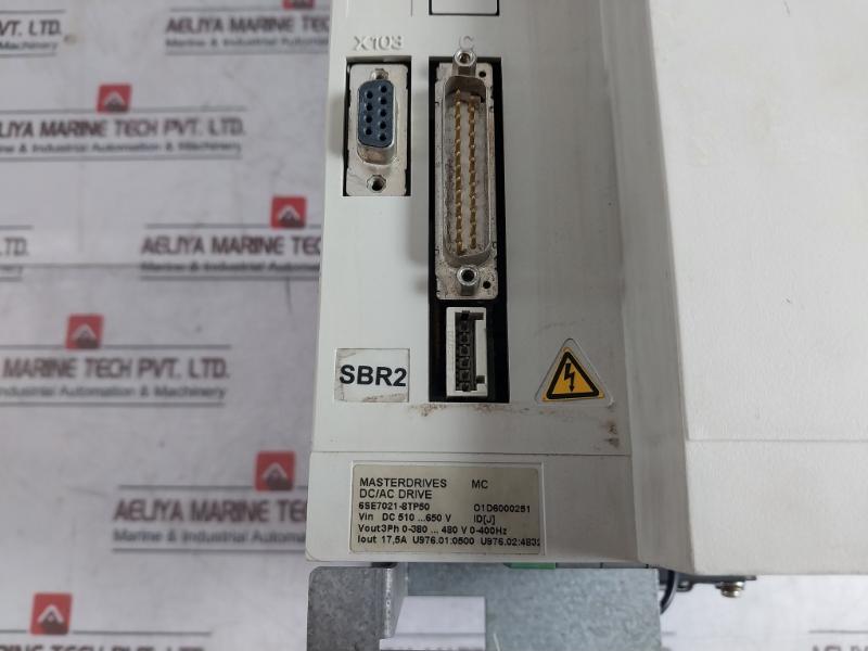 Siemens 6Se7021-8Tp50-z Masterdrives Mc Dc/Ac Drive Z=G71+C33