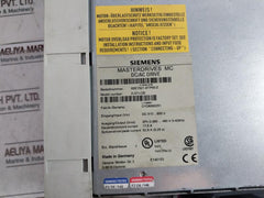 Siemens 6Se7021-8Tp50-z Masterdrive Mc Dc/Ac Drive Z=G71+C33