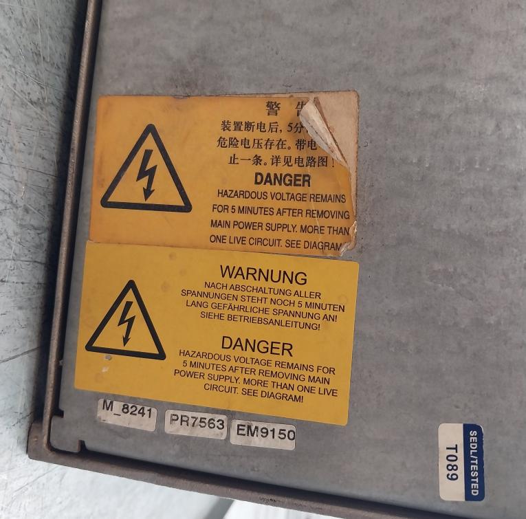 Siemens 6Se7023-4Ec61-z G91 Simovert Masterdrive Vc Converter Compact Unit