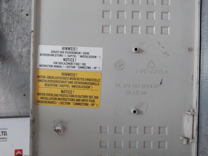 Siemens 6Se7023-4Tc61-z Dc Inverter Simovert Vc Issue: B