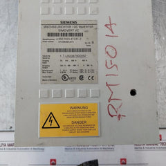 Siemens 6Se7023-4Tc61-z Dc Inverter Simovert Vc Issue: B