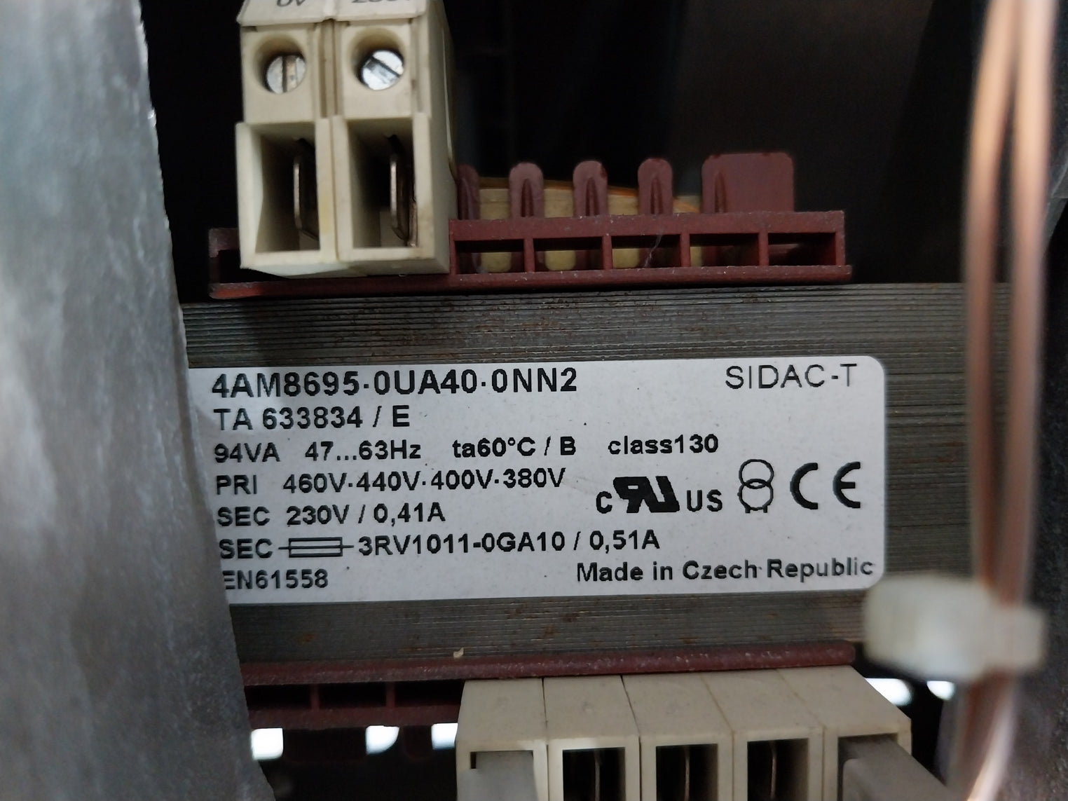 Siemens 6se7024-7ed61-z G93+c11 Simovert Masterdrives Vc Converter Compact Unit