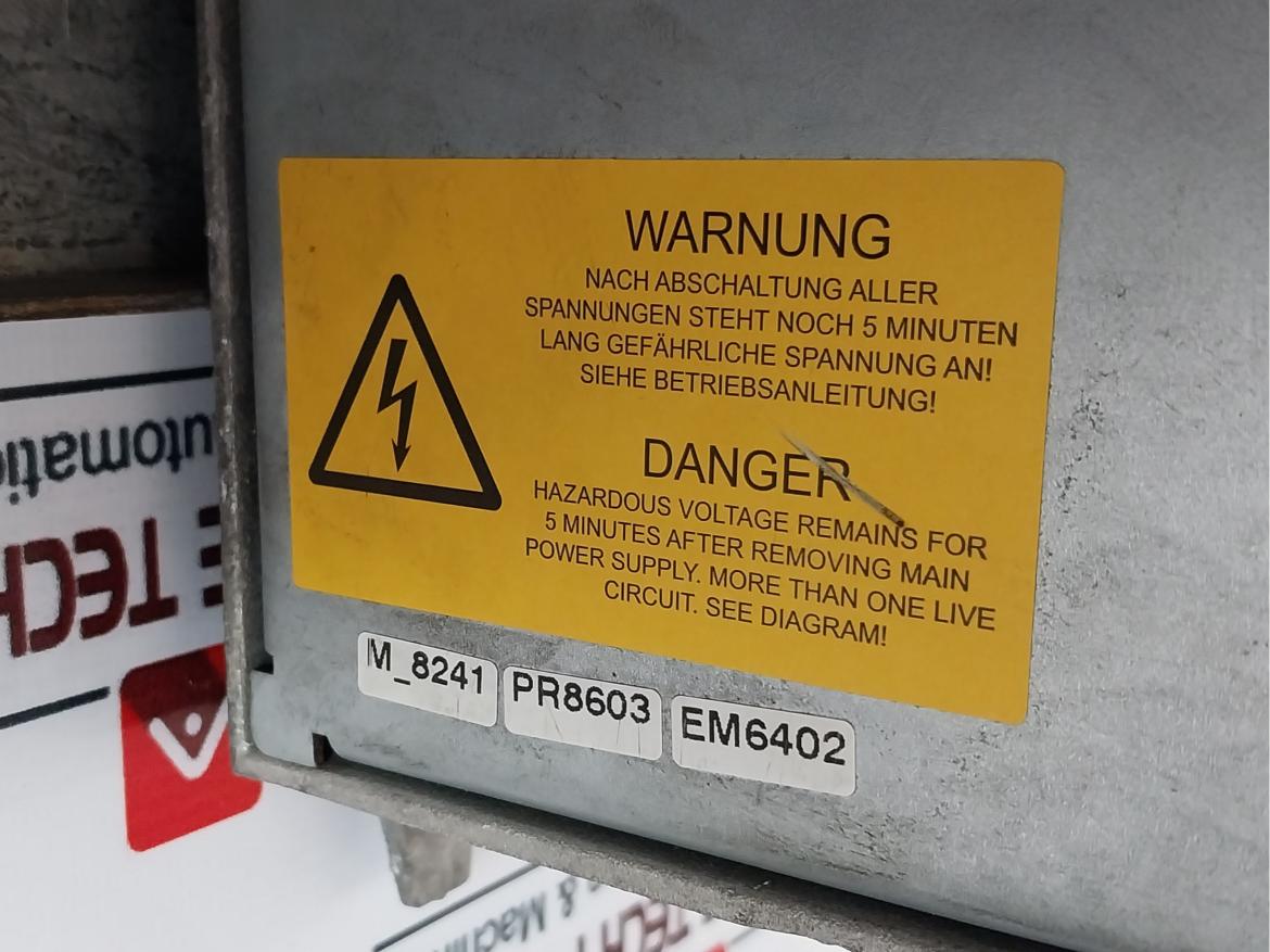 Siemens 6Se7024-7Ed61-z Simovert Masterdrives Vc Converter Compact Unit