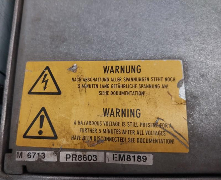 Siemens 6se7024-7ed61 Simovert Masterdrives Vc Converter Compact Unit 380-480v