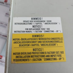 Siemens 6se7024-7ed61 Simovert Masterdrives Vc Converter Compact Unit 380-480v