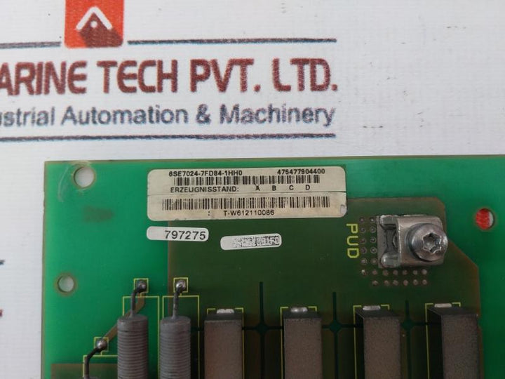 Siemens 6Se7024-7Fd84-1Hh0 Simovert Master Drives Pre-charging Module 94V