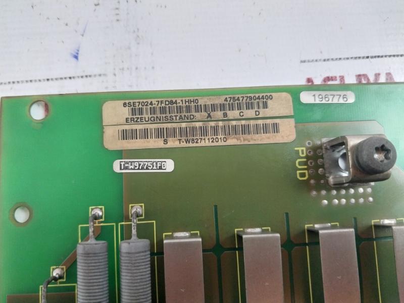 Siemens 6Se7024-7Fd84-1Hh0 Simovert Masterdrives Pre-charging Module 94V