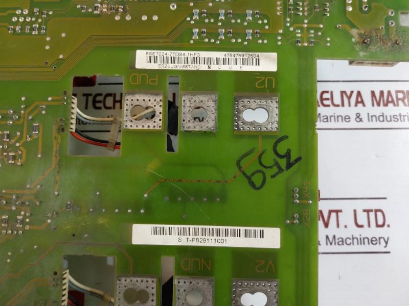 Siemens 6Se7024-7Td84-1Hf3 Pc Power Controller Board 475475912504