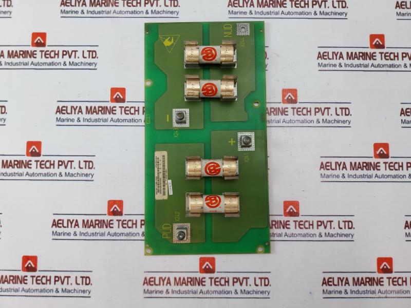 Siemens 6Se7027-7Td84-1Hg0 Fuse Module Fb1 With Fuses 4X 80 A