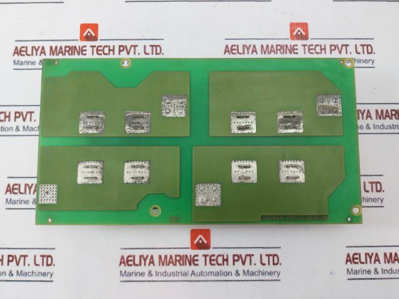 Siemens 6Se7027-7Td84-1Hg0 Fuse Module Fb1 With Fuses 4X 80 A