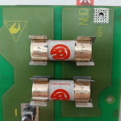Siemens 6Se7027-7Td84-1Hg0 Fuse Module Fb1 With Fuses 4X 80 A