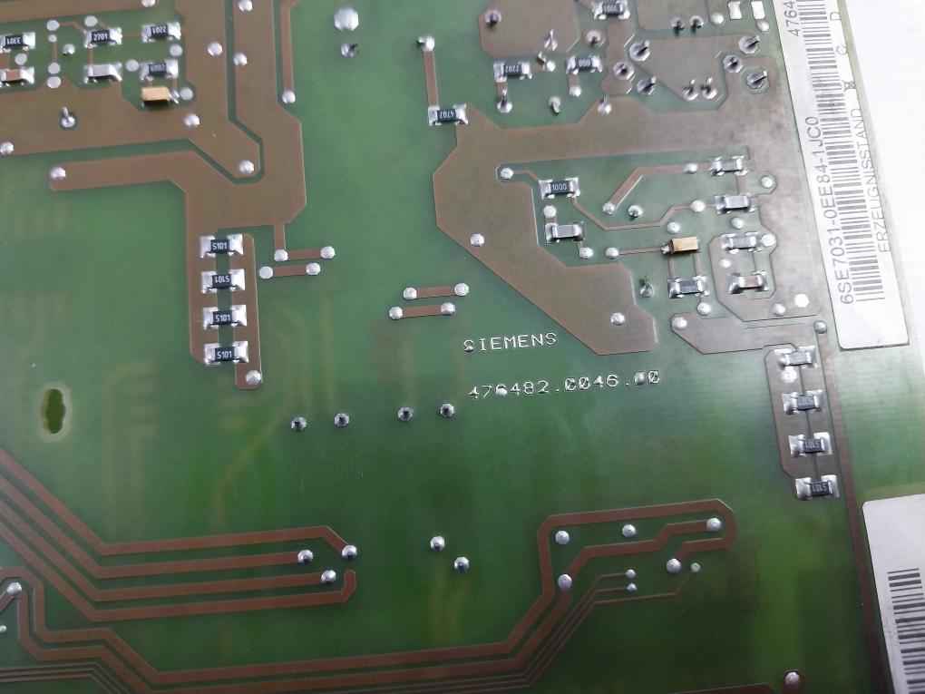 Siemens 6Se7031-0Ee84-1Jc0 Inverter Control Module 94V-0