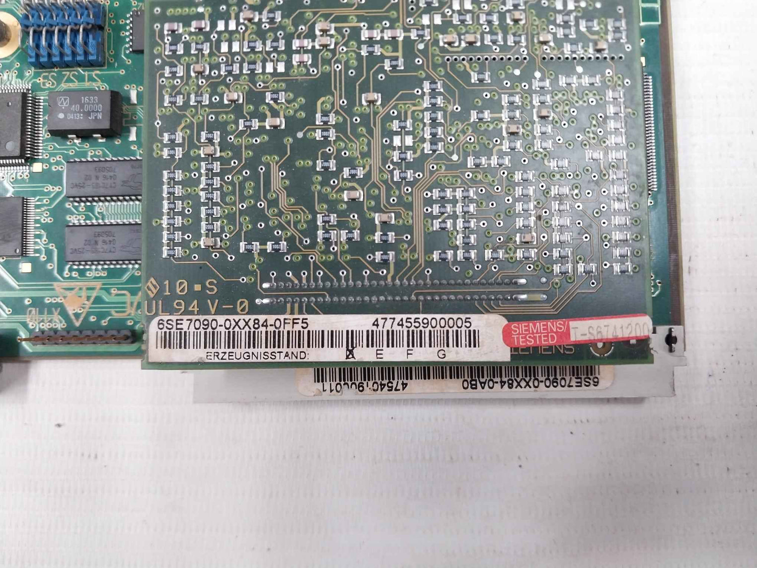 Siemens 6Se7031-0Te60-z G91+L30+ Simovert Vc Dc Inverter Masterdrive Issue C