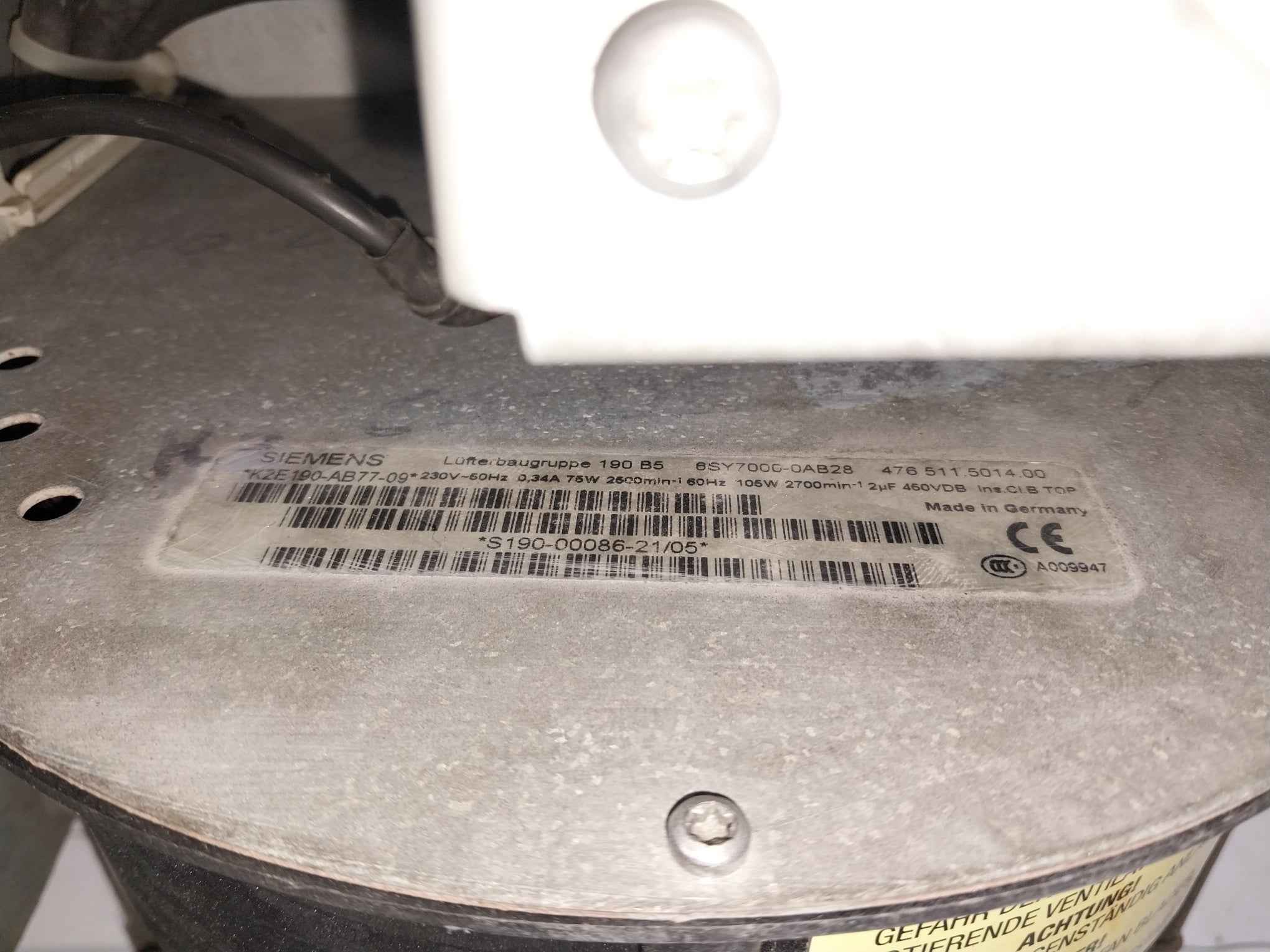 Siemens 6Se7031-0Te60-z G91+L30+ Simovert Vc Dc Masterdrive Dc 510-650V 110.0A