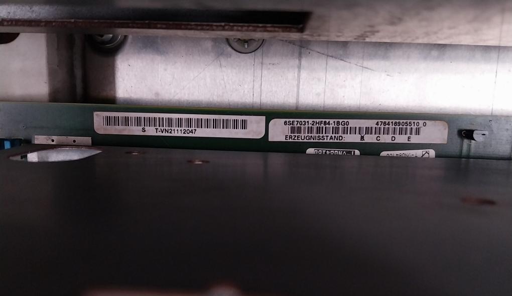 Siemens 6Se7031-0Te60-z Simovert Vc Dc Inverter Dc510–650V 110.0A 0–500Hz