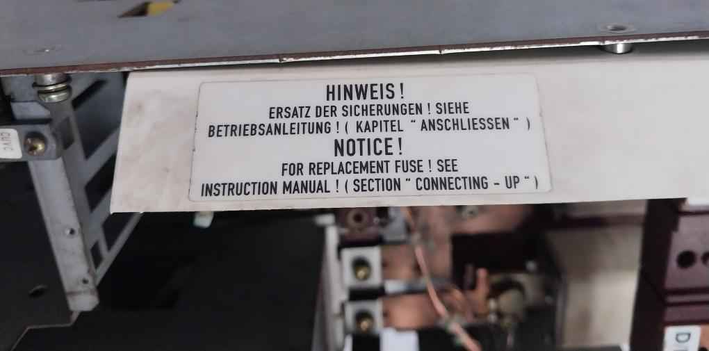 Siemens 6Se7031-0Te60-z Simovert Vc Dc Inverter G91+L30+ 510-650Vdc 110.0A