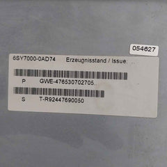 Siemens 6Se7031-0Te60-z Simovert Vc Dc Inverter G91+L30+ Dc510-650V 110.0A 160A