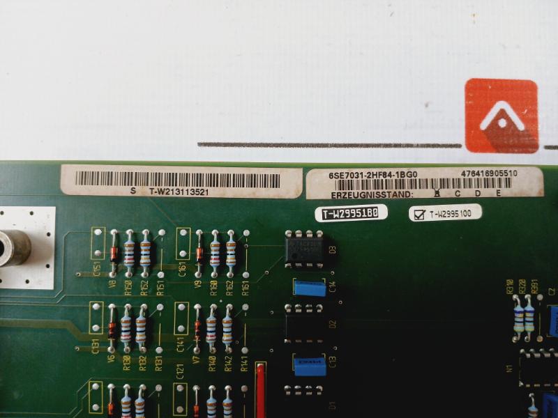 Siemens 6Se7031-2Hf84-1Bg0 Inverter Interface Board 6Se7031-0Ee84-1Bh0