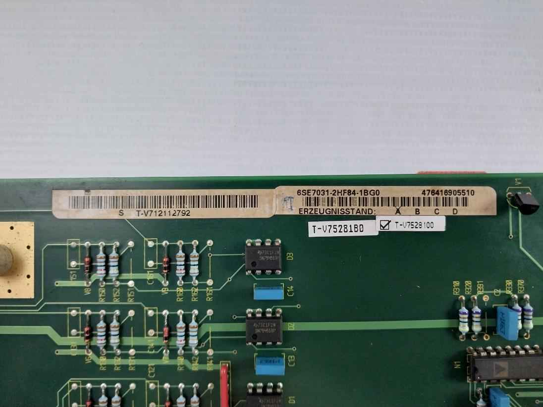 Siemens 6Se7031-2Hf84-1Bg0 Inverter Interface Board Mv11 94V-0 T-v7528100