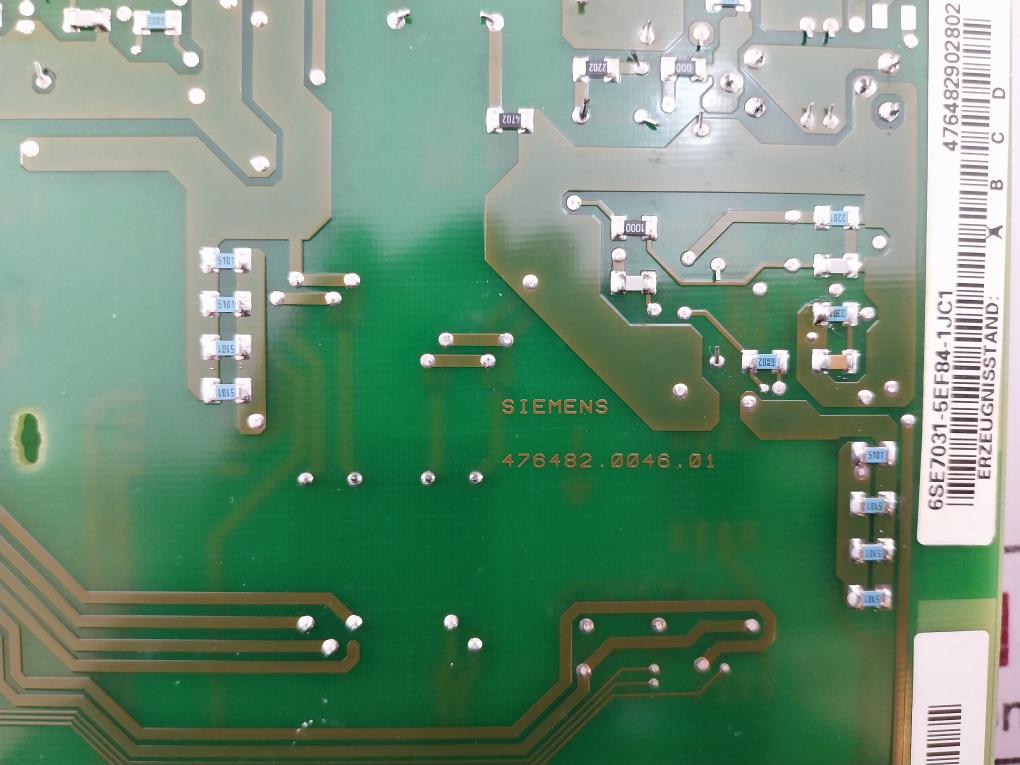 Siemens 6Se7031-5Ef84-1Jc1 Inverter Control Module 476482.0046.01