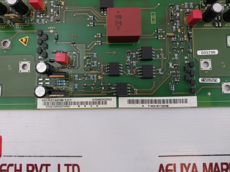 Siemens 6Se7031-5Ef84-1Jc1 Master Drives Inverter Control Module Igd1
