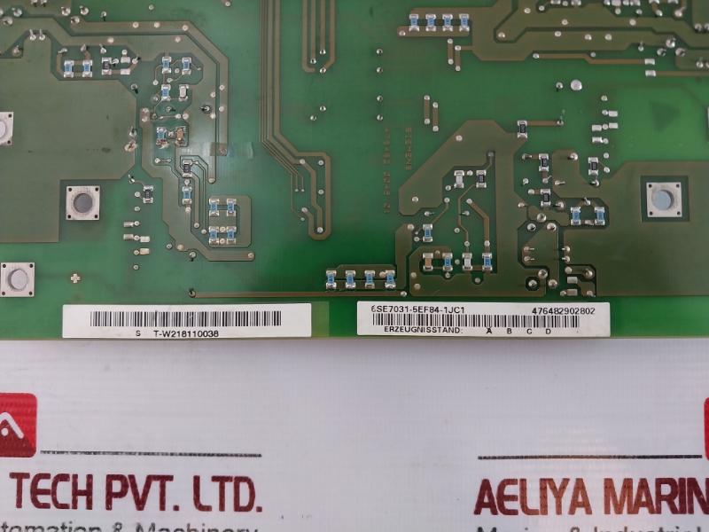 Siemens 6Se7031-5Ef84-1Jc1 Master Drives Inverter Control Module Igd1