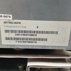 Siemens 6Se7031-5Tf60-z Simovert Vector Control Dc Inverter Dc510-650V