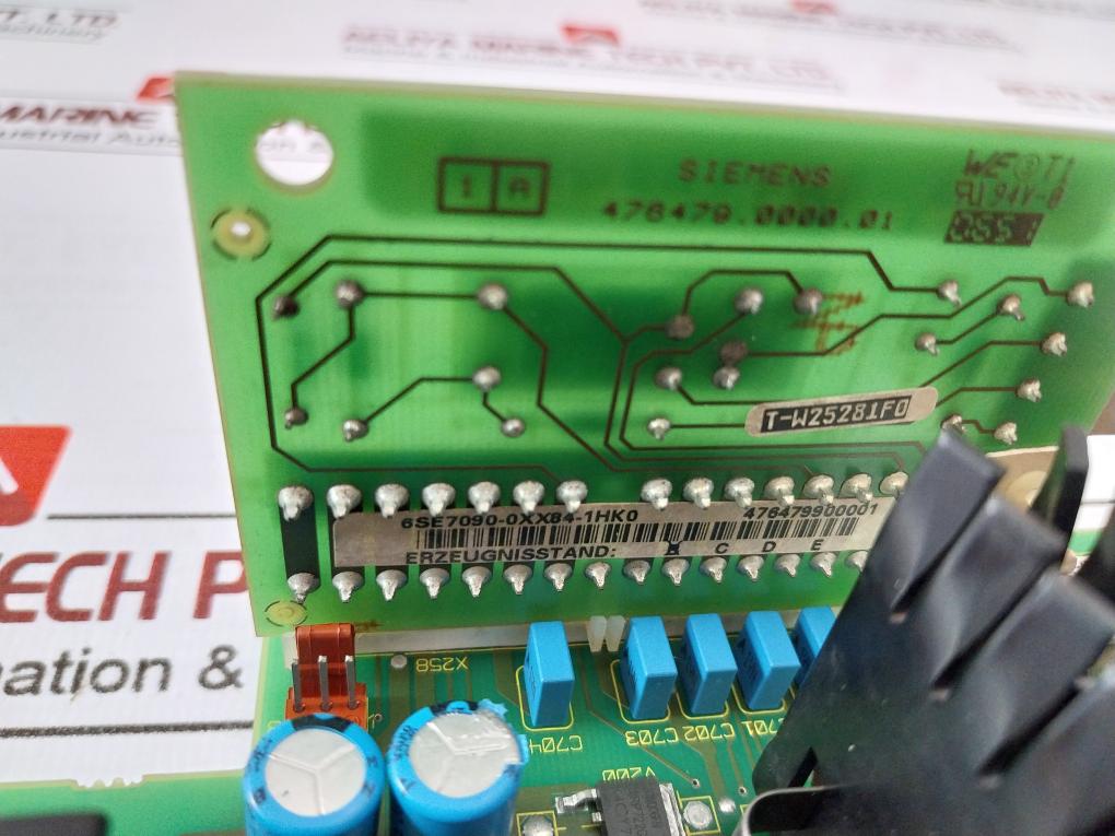 Siemens 6Se7031-7Hg84-1Ja1 Master Drives Power Supply Module 476479.0000.01