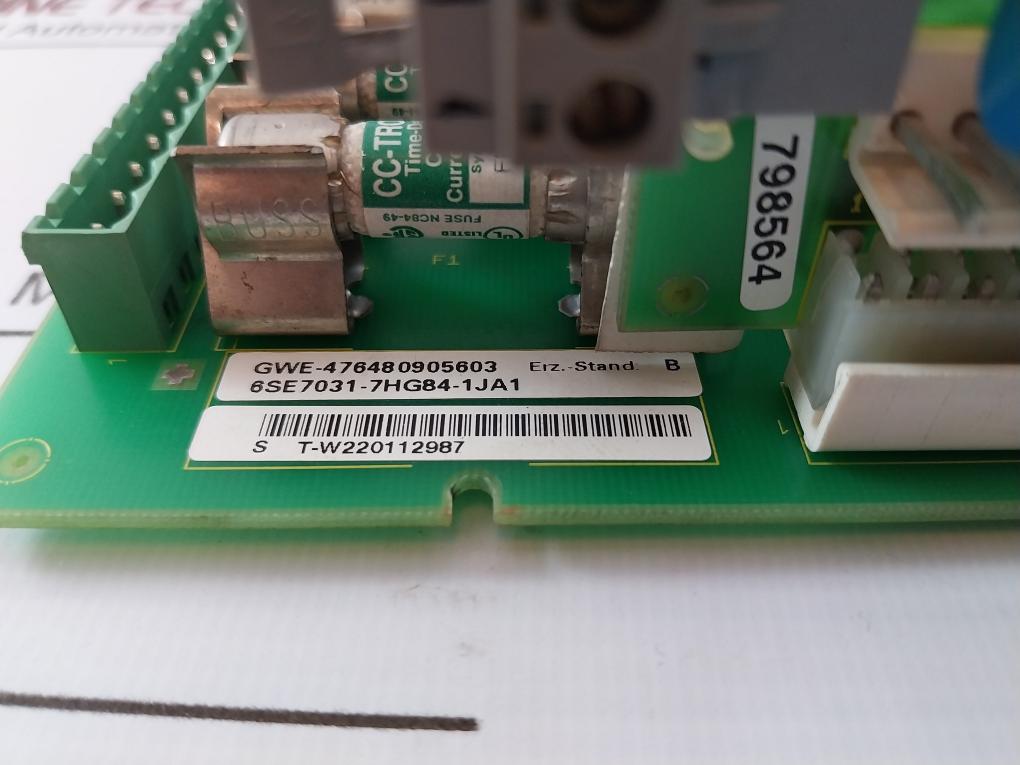 Siemens 6Se7031-7Hg84-1Ja1 Master Drives Power Supply Module 476479.0000.01