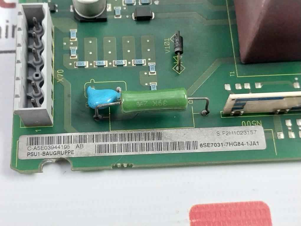 Siemens 6Se7031-7Hg84-1Ja1 Master Drives Power Supply Module Rv08 94V0
