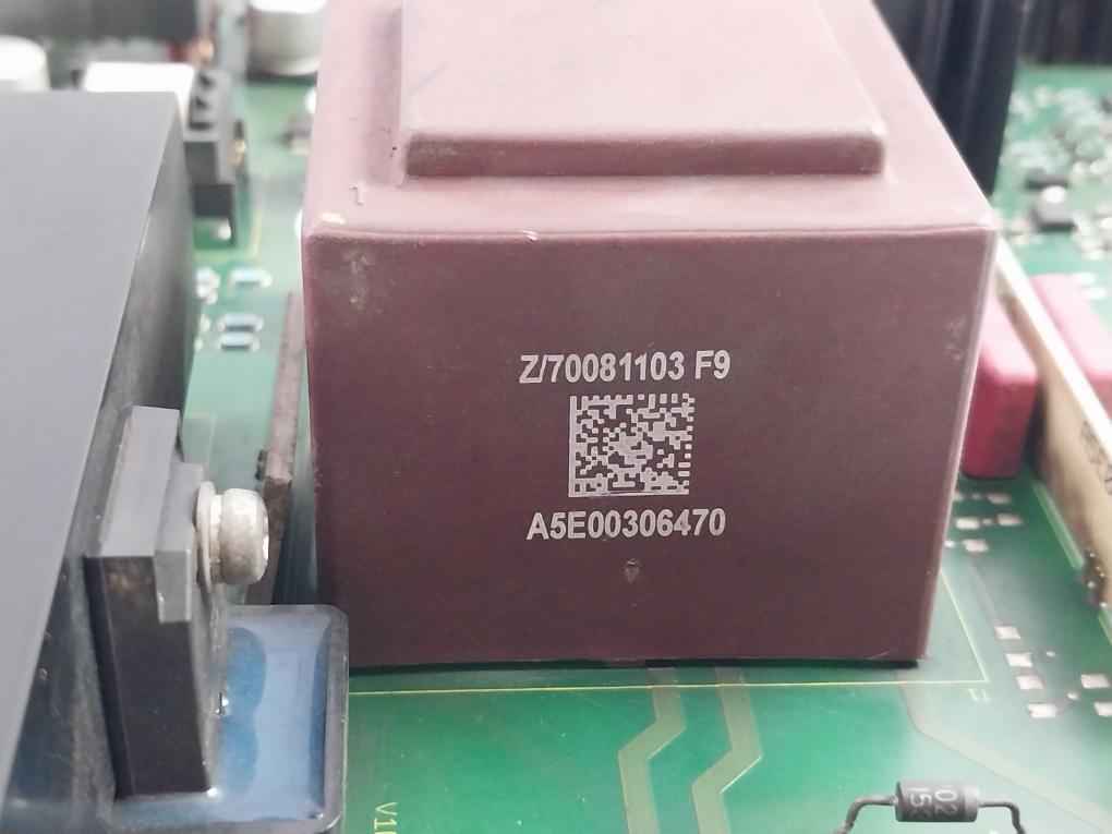 Siemens 6Se7031-7Hg84-1Ja1 Master Drives Power Supply Module Rv08 94V0