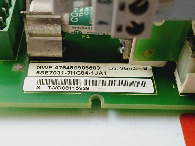 Siemens 6Se7031-7Hg84-1Ja1 Power Supply Module A5E00415797 94V-0
