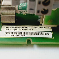Siemens 6Se7031-7Hg84-1Ja1 Power Supply Module A5E00415797 94V-0