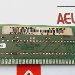 Siemens 6Se7031-8Ef84-1Bh0 Normalizing Module Abo For Devices 3 Ac