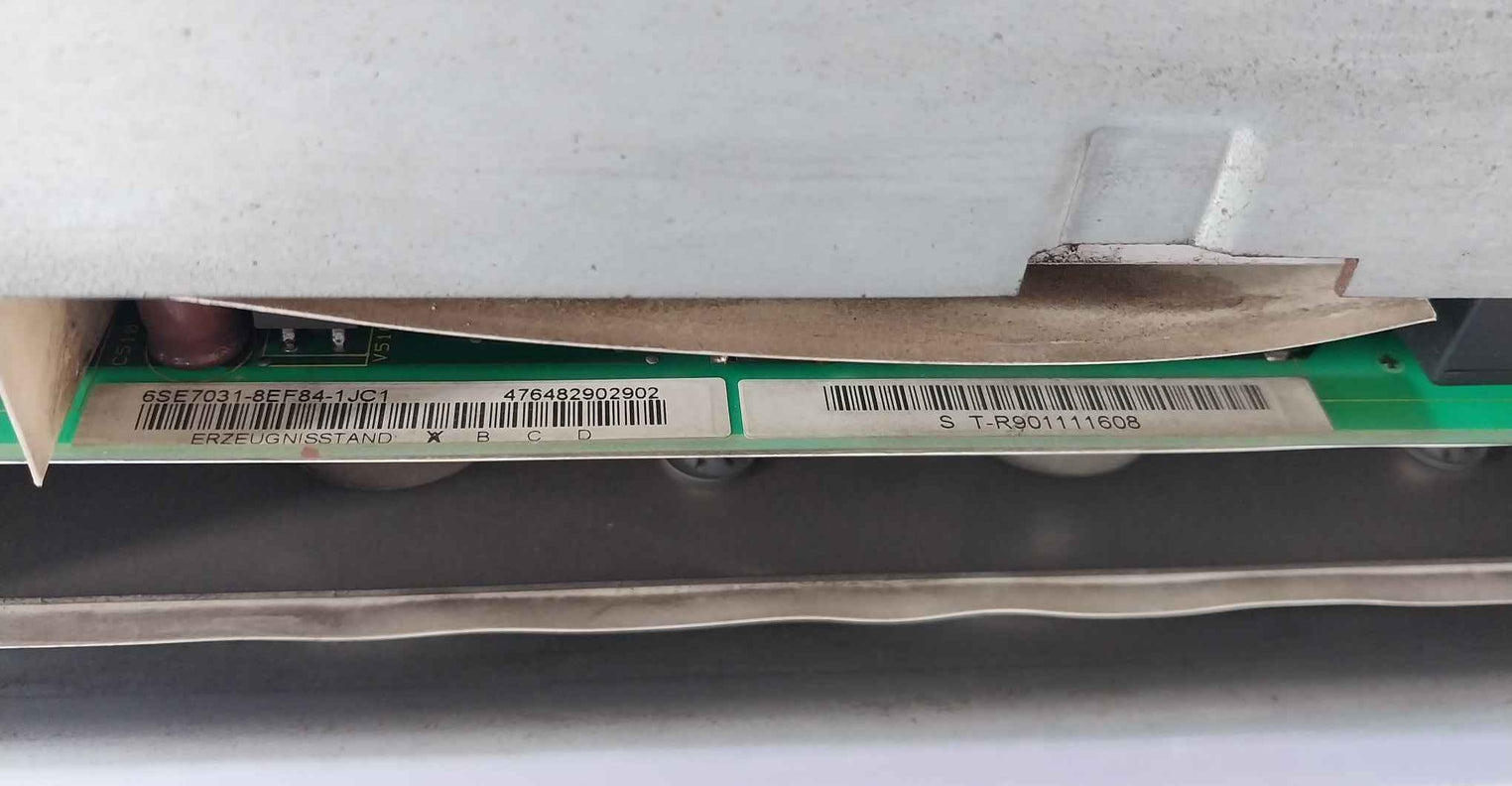 Siemens 6Se7031-8Tf60-z Simovert Vc Dc Inverter Drive Dc510-650V 221.0A 0-500Hz