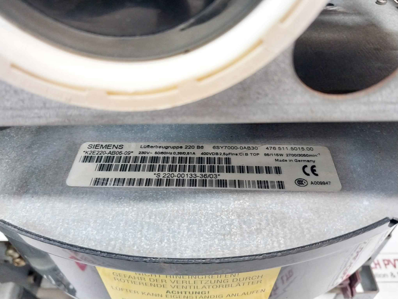 Siemens 6Se7031-8Tf60-z Simovert Vc Dc Inverter Drive Dc510-650V 221.0A 100Ka