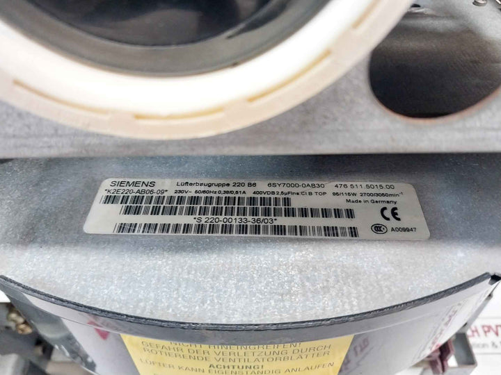 Siemens 6Se7031-8Tf60-z Simovert Vc Dc Inverter Drive Dc510-650V 221.0A 100Ka