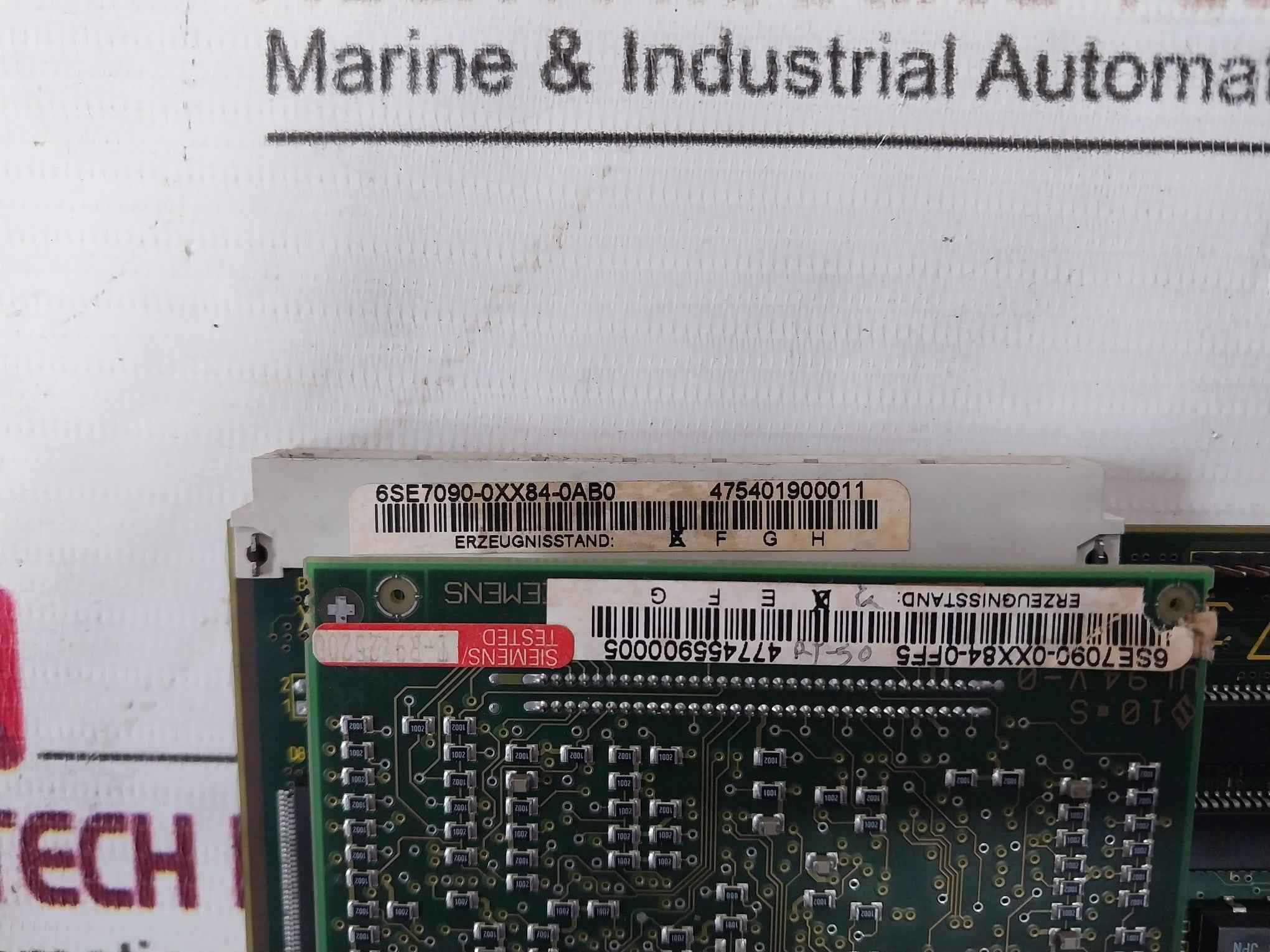 Siemens 6Se7031-8Tf60-z Simovert Vc Dc Inverter Drive Dc510-650V 221.0A 100Ka