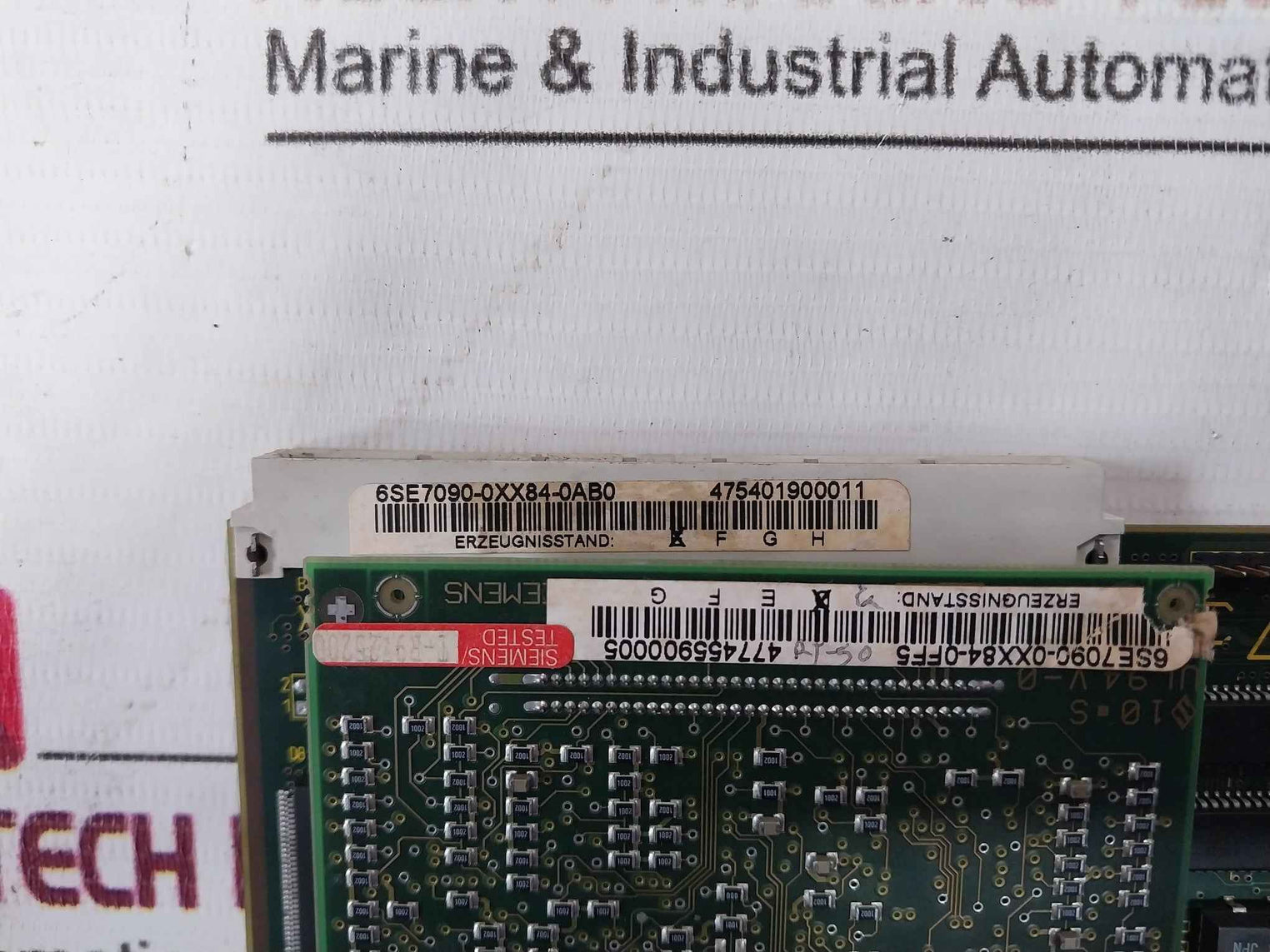 Siemens 6Se7031-8Tf60-z Simovert Vc Dc Inverter Drive Dc510-650V 221.0A 100Ka